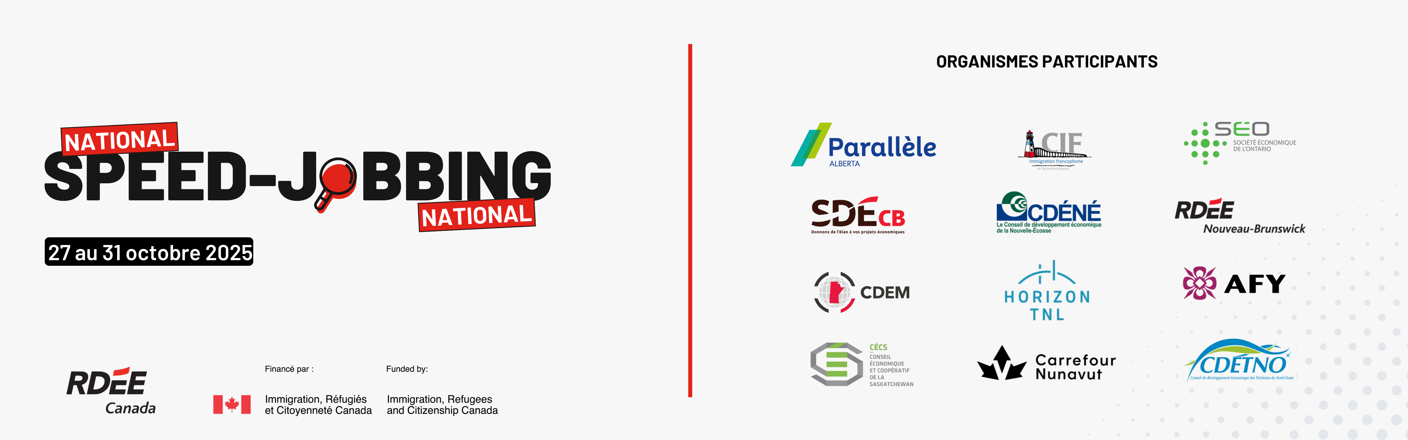 Speed-Jobbing national 2025 - Organismes