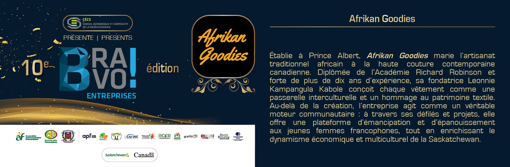 BRAVO2026 - Candidatures Afrikan Goodies