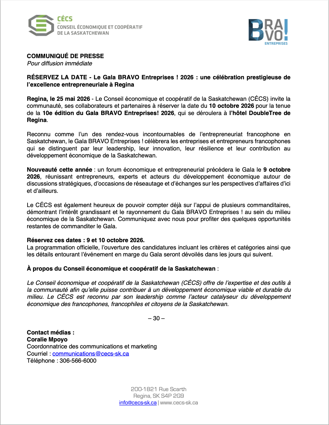 Press Release