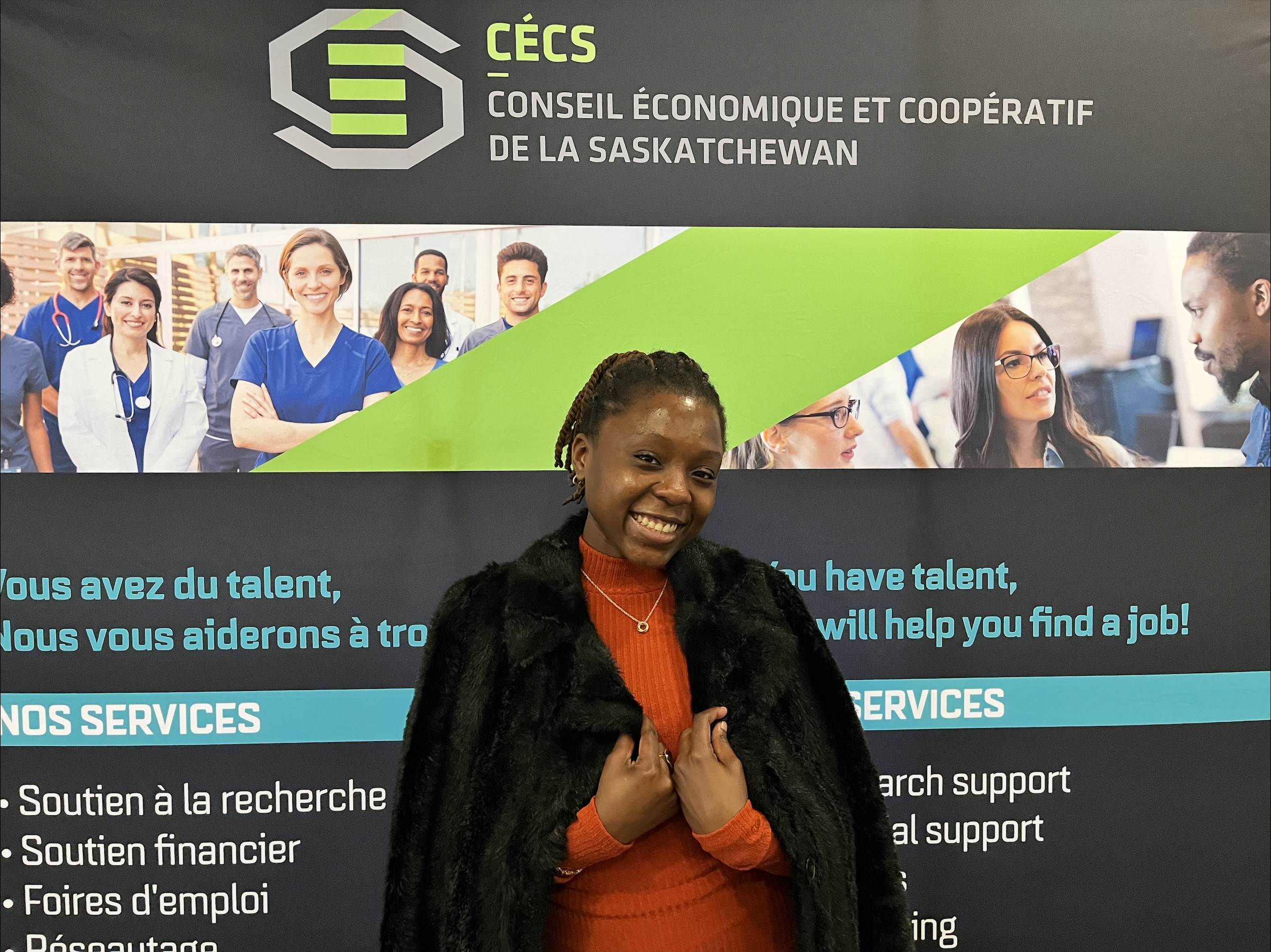 Yannick Rollande, participante au programme Accès Emploi Jeunes