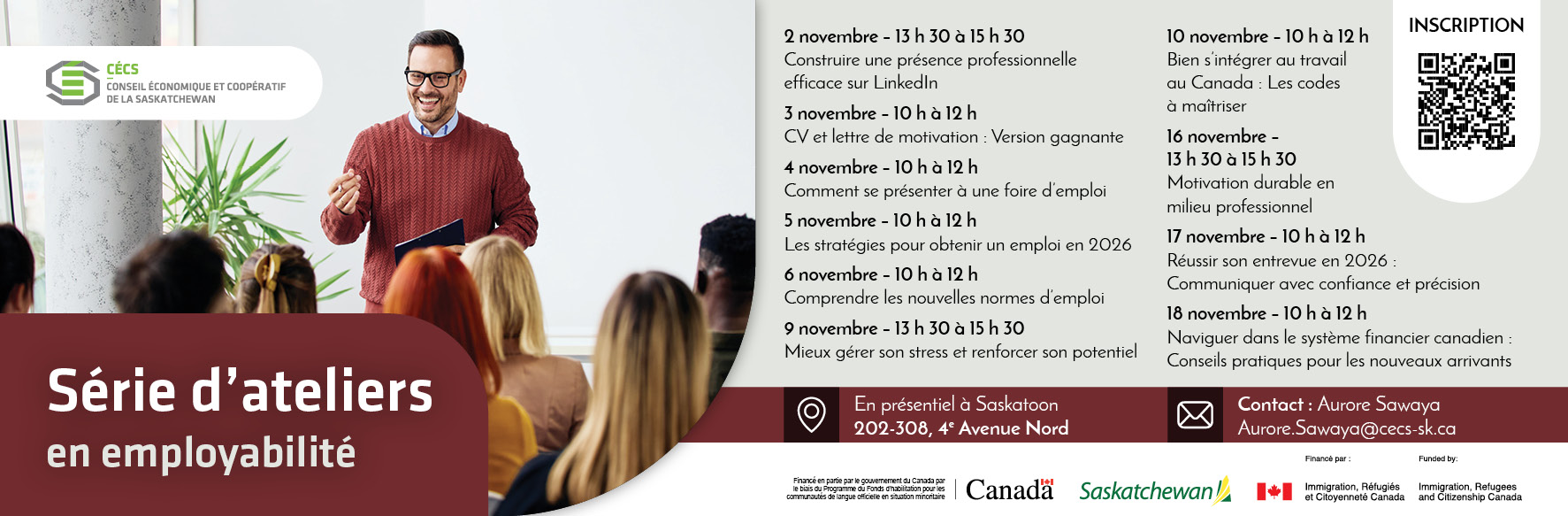 Employabilité - Ateliers Novembre 2026