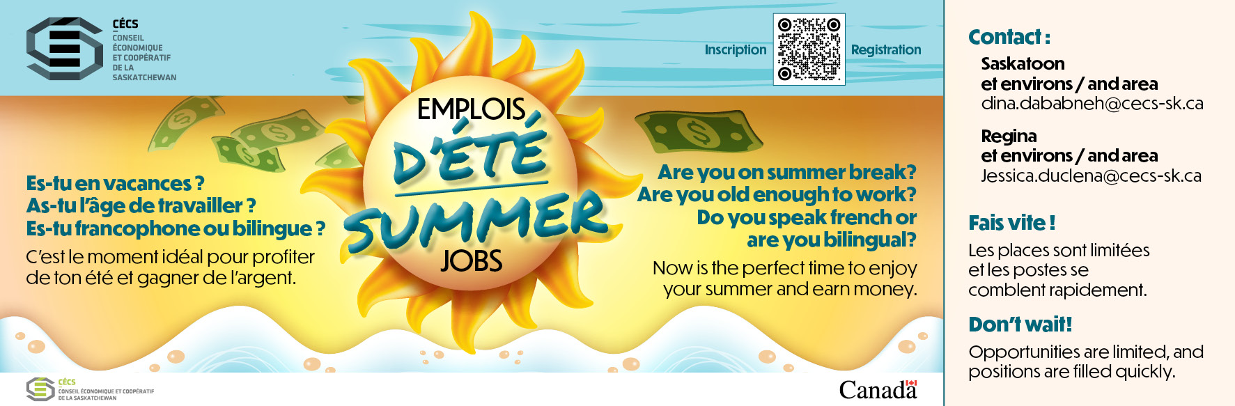 Emplois d'été 2026