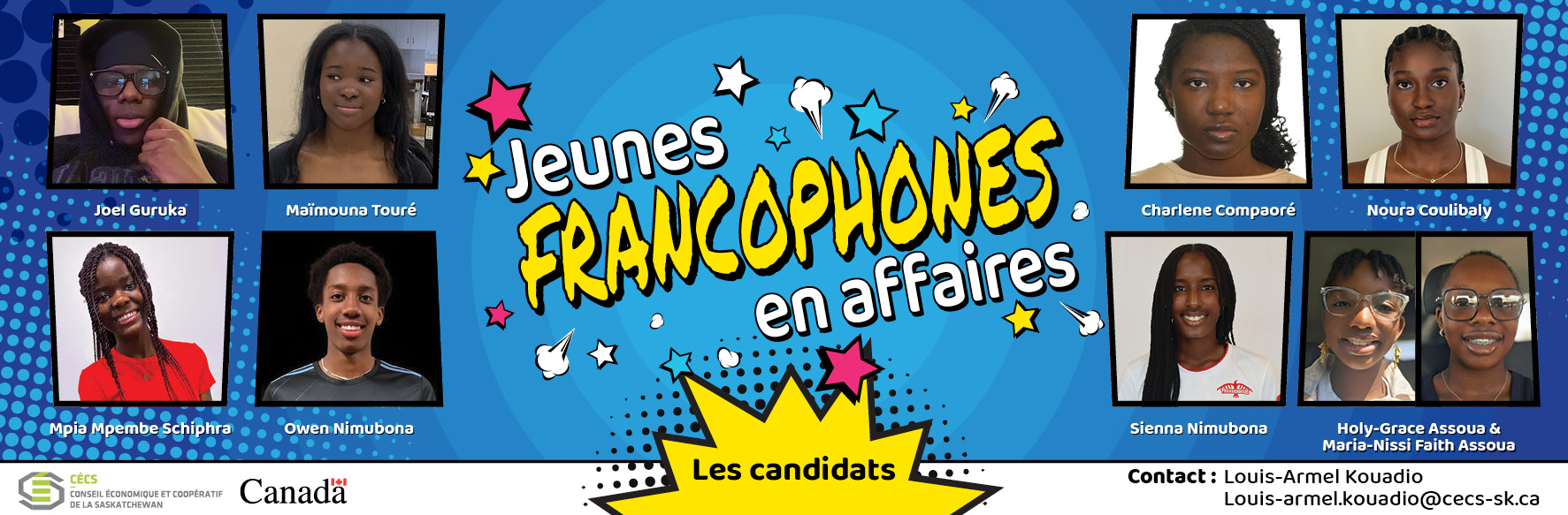 Jeunes francophones en affaires Candidats Tous
