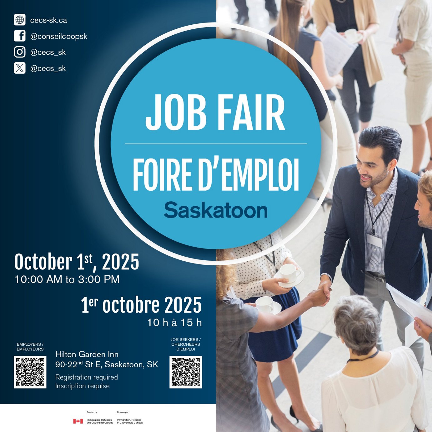 20251001 Foire demploi à Saskatoon